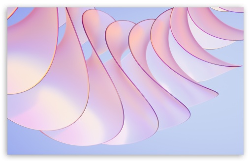 Abstract Pastel Translucent Curved Shapes UltraHD Wallpaper for UHD 16:9 ; HD 16:9 ; UltraWide 21:9 24:10 32:9 32:10 ; Widescreen 16:10 ; Tablet 1:1 ; Mobile 9:16 9:19.5 9:20 ; Dual 16:10 16:9 ;
