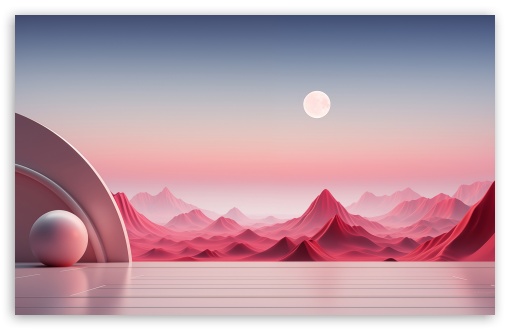 Abstract, Pink, Mist, Mountainlike, Sphere, Moon UltraHD Wallpaper for UHD 16:9 ; HD 16:9 ; UltraWide 21:9 24:10 32:9 32:10 ; Widescreen 16:10 5:3 ; Fullscreen 4:3 5:4 3:2 ; Tablet 1:1 ; Mobile 9:16 9:19.5 9:20 9:21 9:22 10:16 2:3 3:5 3:4 ; Dual 16:10 5:3 16:9 4:3 5:4 3:2 ;