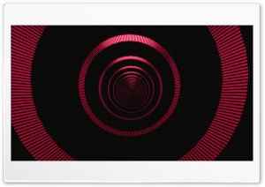 Abstract Red Neon Spiral Tunnel 4K UHD Wallpaper for Widescreen and UltraWide Desktop, UltraHD TV, Smartphone, Tablet