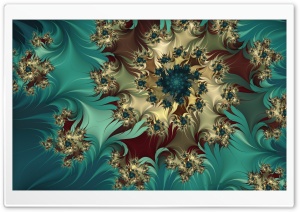 Abstract Spiral Fractal Digital Art Ultra HD Wallpaper for 4K UHD Widescreen desktop, tablet & smartphone