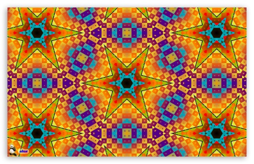 Abstract Stars Background - Orange UltraHD Wallpaper for Widescreen 16:10 5:3 ;