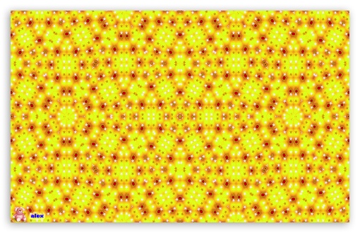 Abstract Stars (Yellow) UltraHD Wallpaper for Widescreen 16:10 ;