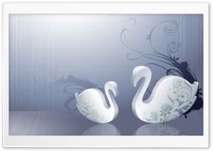 Abstract Swans 1 Ultra HD Wallpaper for 4K UHD Widescreen Desktop, Lockscreen, Screensaver, TV, Tablet, Smartphone