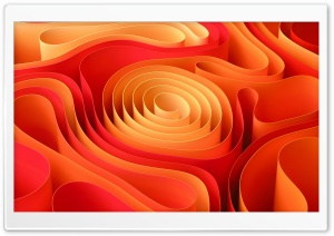 Abstract Swirling Orange Curves 4K UHD Wallpaper for Widescreen and UltraWide Desktop, UltraHD TV, Smartphone, Tablet