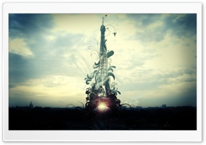 Abstract Tower Eiffel Ultra HD Wallpaper for 4K UHD Widescreen desktop, tablet & smartphone