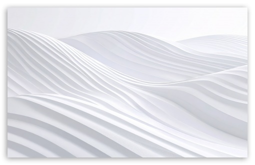 Abstract Waves, White, Aesthetic, Minimalism UltraHD Wallpaper for UHD 16:9 ; HD 16:9 ; UltraWide 21:9 24:10 32:9 32:10 ; Widescreen 16:10 5:3 ; Fullscreen 4:3 5:4 3:2 ; Tablet 1:1 ; Dual 16:10 5:3 16:9 4:3 5:4 3:2 ;