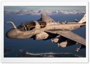 Ace Combat 8 Wings of Theve - Grumman EA-6B Prowler 4K UHD Wallpaper for Widescreen and UltraWide Desktop, UltraHD TV, Smartphone, Tablet