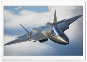 Ace Combat 8 Wings of Theve Sukhoi Su-57 Stealth Fighter Jet 4K UHD Wallpaper for Widescreen and UltraWide Desktop, UltraHD TV, Smartphone, Tablet