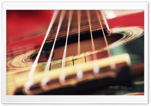 Acoustic Guitar Background Ultra HD Wallpaper for 4K UHD Widescreen desktop, tablet & smartphone