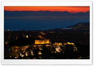 Acropolis of Athens World's Oldest Cities Ultra HD Wallpaper for 4K UHD Widescreen desktop, tablet & smartphone