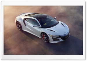 Acura NSX Coupe White Car Ultra HD Wallpaper for 4K UHD Widescreen desktop, tablet & smartphone