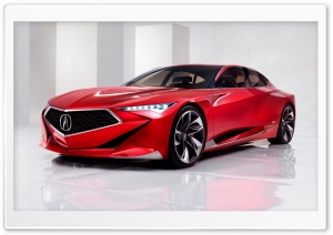 Acura Precision Red Concept Car 4K UHD Wallpaper for Widescreen and UltraWide Desktop, UltraHD TV, Smartphone, Tablet