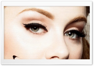 Adele's Eyes Ultra HD Wallpaper for 4K UHD Widescreen desktop, tablet & smartphone