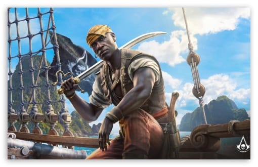 Adewale Assassin's Creed Black Flag Resynced Video Game UltraHD Wallpaper for UHD 16:9 ; HD 16:9 ; UltraWide 21:9 24:10 32:9 32:10 ; Widescreen 16:10 ; Tablet 1:1 ; Mobile 9:16 9:19.5 9:20 9:21 9:22 ; Dual 16:10 16:9 ;