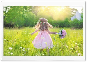 Adorable Little Girl Ultra HD Wallpaper for 4K UHD Widescreen desktop, tablet & smartphone