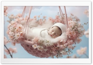 Adorable Newborn Baby Ultra HD Wallpaper for 4K UHD Widescreen desktop, tablet & smartphone