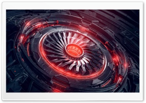 Advanced AI Power Generator - Tech Concept Art 4K UHD Wallpaper for Widescreen and UltraWide Desktop, UltraHD TV, Smartphone, Tablet