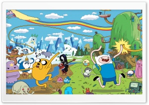Adventure Time 4K UHD Wallpaper for Widescreen and UltraWide Desktop, UltraHD TV, Smartphone, Tablet