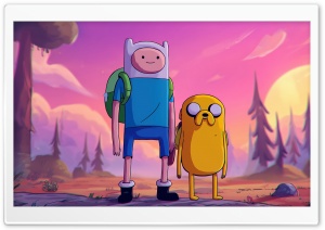 Adventure Time with Finn and Jake 4K UHD Wallpaper for Widescreen and UltraWide Desktop, UltraHD TV, Smartphone, Tablet