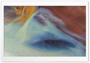 Aerial View Glacier River 4K UHD Wallpaper for Widescreen and UltraWide Desktop, UltraHD TV, Smartphone, Tablet