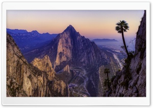 Aerial View of La Huasteca Park in Santa Catarina, Nuevo Leon 4K UHD Wallpaper for Widescreen and UltraWide Desktop, UltraHD TV, Smartphone, Tablet