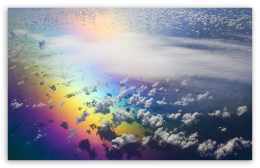 Aerial View Of Rainbow Ultra HD Desktop Background Wallpaper for 4K UHD TV  : Widescreen & UltraWide Desktop & Laptop : Tablet : Smartphone