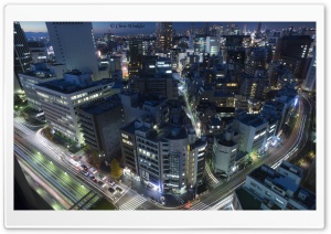 Aerial View of Tokyo, Japan Ultra HD Wallpaper for 4K UHD Widescreen desktop, tablet & smartphone