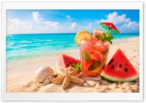 Aesthetic Summer Vacation Vibes 4K UHD Wallpaper for Widescreen and UltraWide Desktop, UltraHD TV, Smartphone, Tablet