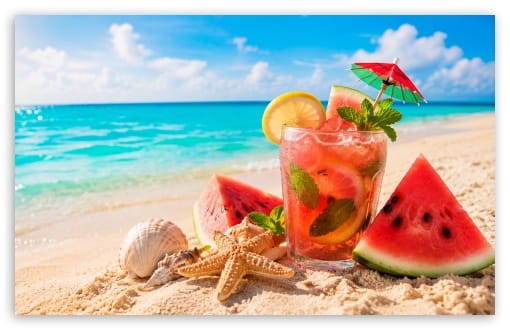 Aesthetic Summer Vacation Vibes UltraHD Wallpaper for UHD 16:9 ; HD 16:9 ; UltraWide 21:9 24:10 ; Widescreen 16:10 ; Tablet 1:1 ;