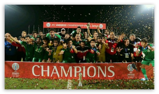 AFC Under22 Champions IRAQ 4K UHD Background Wallpaper for UltraHD Desktop and TV : Smartphone and Tablet Devices