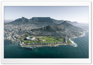 Africa, Cape Town, Aerial View, Travel, Tourism 4K UHD Wallpaper for Widescreen and UltraWide Desktop, UltraHD TV, Smartphone, Tablet