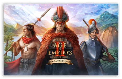 Age of Empires II The Last Chieftains Game UltraHD Wallpaper for UHD 16:9 ; HD 16:9 ; UltraWide 21:9 24:10 32:9 ; Widescreen 16:10 ; Dual 16:9 ;