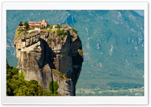 Agia Triada Monastery, Meteora, Greece Ultra HD Wallpaper for 4K UHD Widescreen desktop, tablet & smartphone
