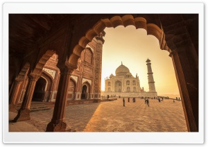 Agra India Taj Mahal Ultra HD Wallpaper for 4K UHD Widescreen Desktop, Lockscreen, Screensaver, TV, Tablet, Smartphone