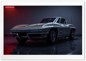 AI Corvette C2 - 03 4K UHD Wallpaper for Widescreen and UltraWide Desktop, UltraHD TV, Smartphone, Tablet