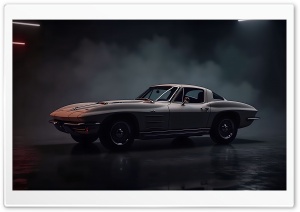 AI Corvette C2 - 04 4K UHD Wallpaper for Widescreen and UltraWide Desktop, UltraHD TV, Smartphone, Tablet