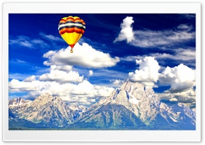 Air Balloon Over National Park Ultra HD Wallpaper for 4K UHD Widescreen desktop, tablet & smartphone