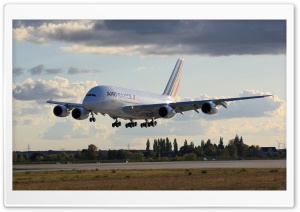 Airbus A380 Airfrance Ultra HD Wallpaper for 4K UHD Widescreen Desktop, Lockscreen, Screensaver, TV, Tablet, Smartphone