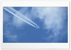 Airplane in the sky Ultra HD Wallpaper for 4K UHD Widescreen desktop, tablet & smartphone