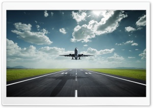 Airplane Take Off Ultra HD Wallpaper for 4K UHD Widescreen desktop, tablet & smartphone