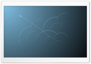 Airplane Trail Ultra HD Wallpaper for 4K UHD Widescreen desktop, tablet & smartphone