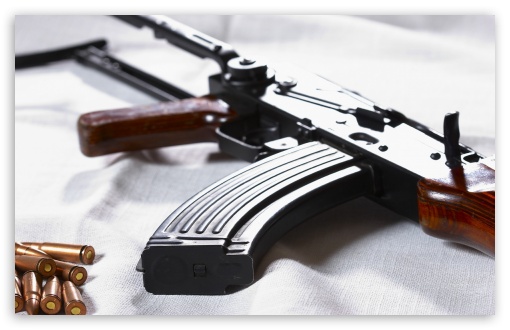 AK 47 Bullets UltraHD Wallpaper for Wide 16:10 Widescreen WHXGA WQXGA WUXGA WXGA ;