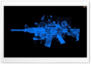 AK 47 Painted - Sumukh Ultra HD Wallpaper for 4K UHD Widescreen desktop, tablet & smartphone