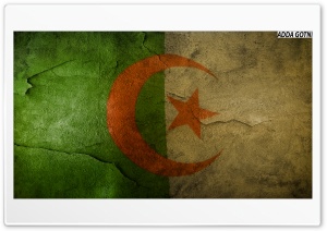 Algeria Flag Hd 4K UHD Wallpaper for Widescreen and UltraWide Desktop, UltraHD TV, Smartphone, Tablet