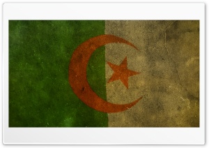 Algeria flag HDD 4K UHD Wallpaper for Widescreen and UltraWide Desktop, UltraHD TV, Smartphone, Tablet