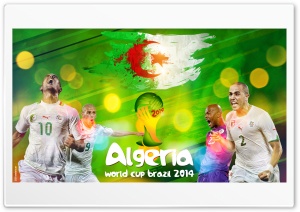 Algeria World Cup 2014 V2 Ultra HD Wallpaper for 4K UHD Widescreen desktop, tablet & smartphone