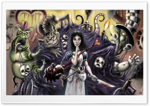 Alice Madness Returns Nightmare Ultra HD Wallpaper for 4K UHD Widescreen desktop, tablet & smartphone