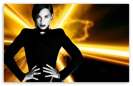 Alicia Keys UltraHD Wallpaper for Widescreen 16:10 ;