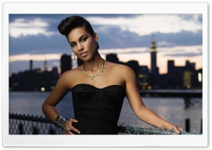 Alicia Keys Ultra HD Wallpaper for 4K UHD Widescreen desktop, tablet & smartphone