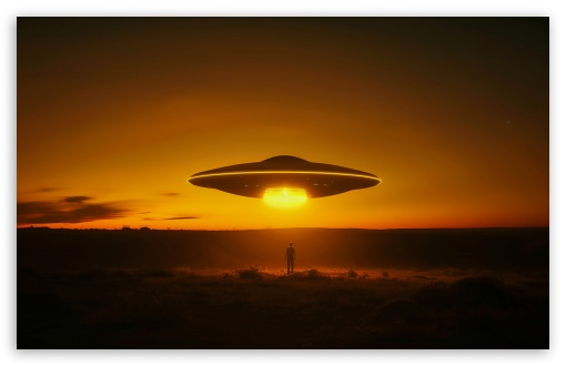 Alien Encounter at Sunset UltraHD Wallpaper for UHD 16:9 ; HD 16:9 ; UltraWide 21:9 24:10 32:9 32:10 ; Widescreen 16:10 5:3 ; Fullscreen 4:3 5:4 3:2 ; Tablet 1:1 ; Mobile 10:16 2:3 3:5 3:4 ; Dual 16:10 5:3 16:9 4:3 5:4 3:2 ;